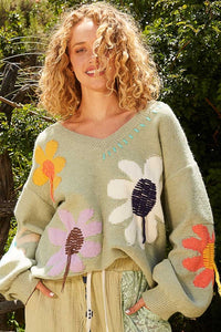 Burst Of Bloom Sweater