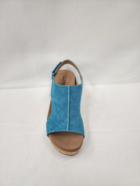 Corkys Carley Washed Turquoise Canvas *LIMITED EDITION