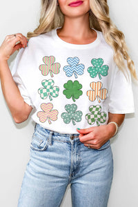 Shamrocks In A Row Tee