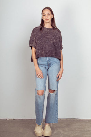 Cropped Fields Tee