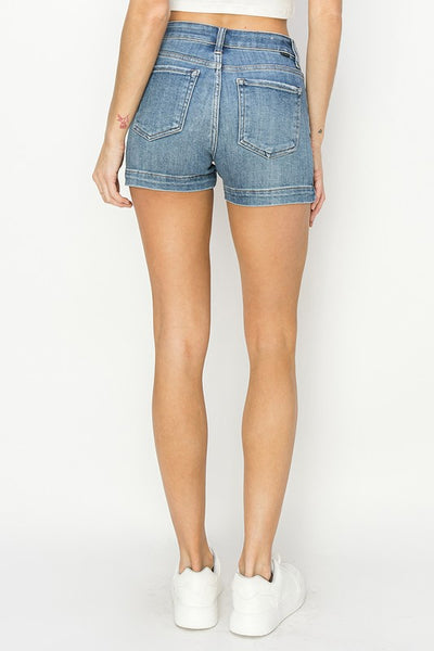 Risen HR Side Slit Basic Shorts