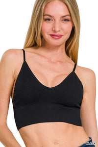 Ribbed Seamless Bra Top