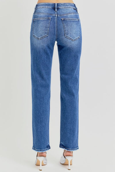 Risen Mid Rise Ankle Tapered Jean