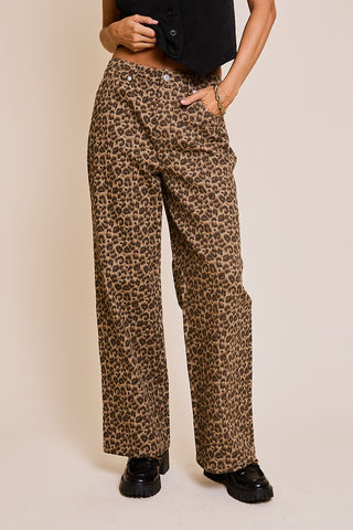 Leopard Print Jean