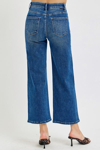 Risen TC-EB High Rise Crop Wide Jean