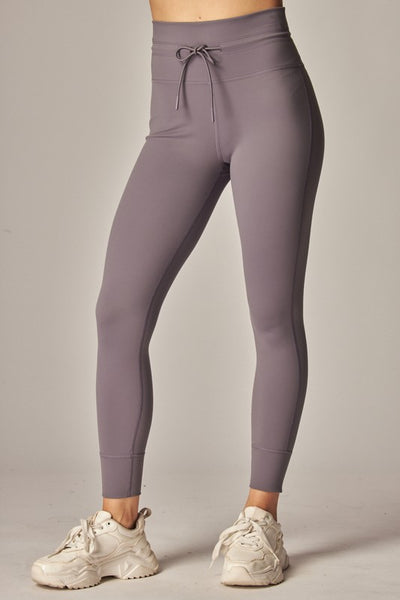 Soft Active Tunnel Drawstring Daily Legging