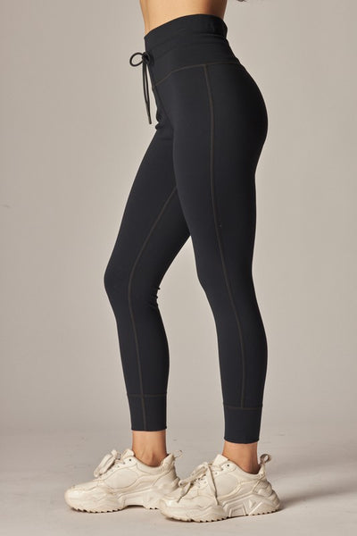 Soft Active Tunnel Drawstring Daily Legging