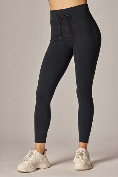 Soft Active Tunnel Drawstring Daily Legging