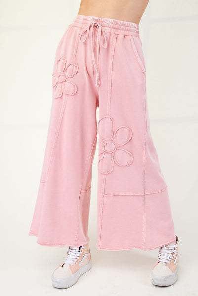 Flower Patch Pant in Dried Rose