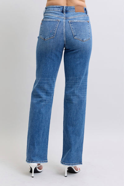 Judy Blue HW V-Front Vintage Straight Jean