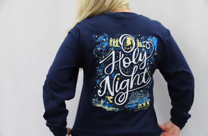 Southern Couture O Holy Night LS Tee