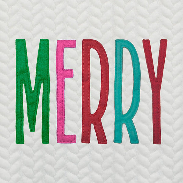 'MERRY' Applique Sweatshirt by Royce