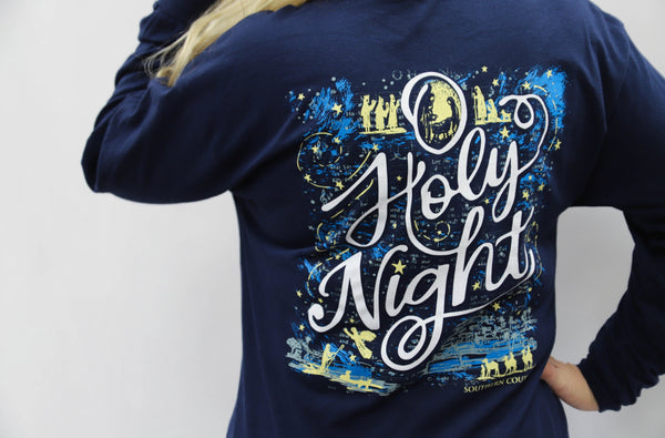 Southern Couture O Holy Night LS Tee