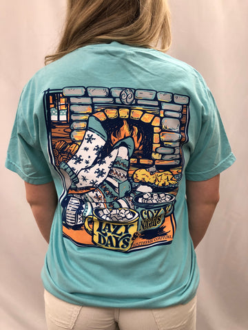 Southern Couture Lazy Days Cozy Nights Tee