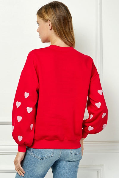 Heart On My Sleeve Sweatshirt