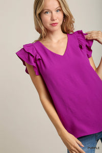 Purple Ballot Top