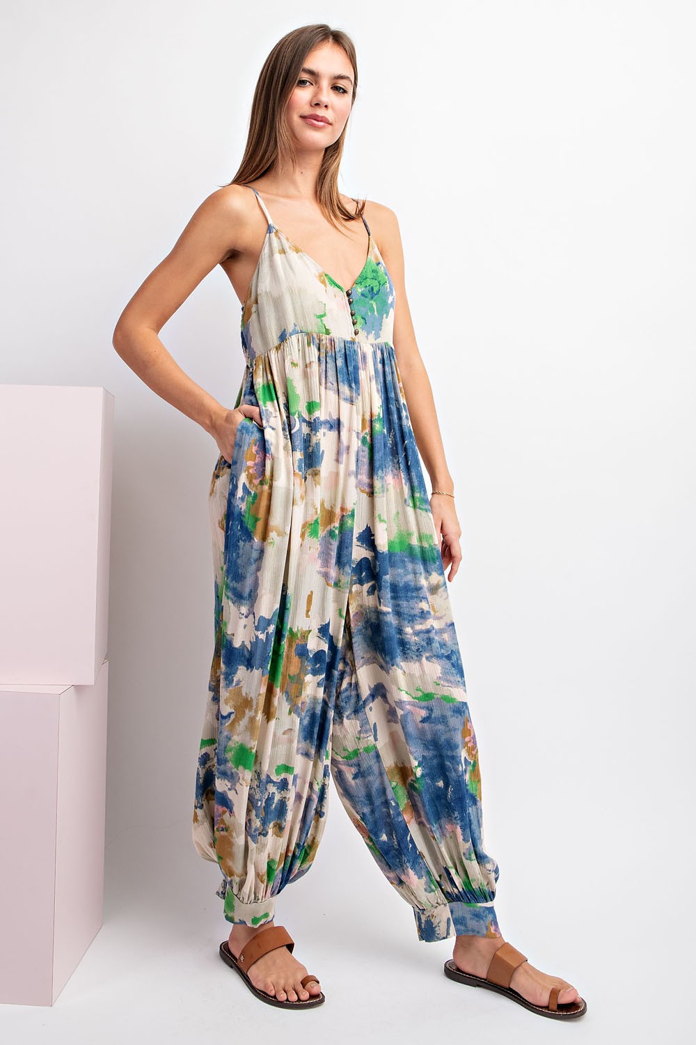 Blue Waves Jumpsuit