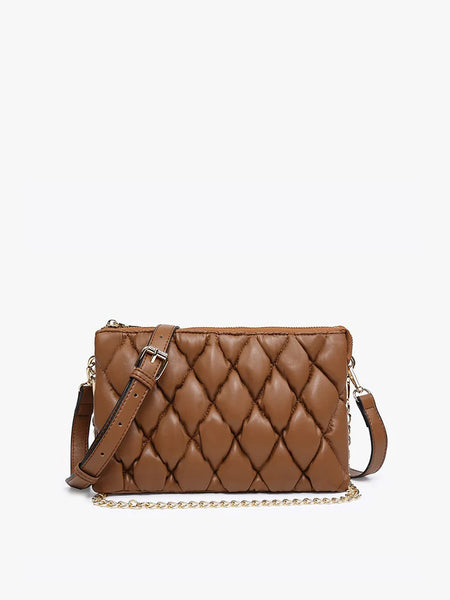 Jen&Co Izzy Vegan Puffer Crossbody