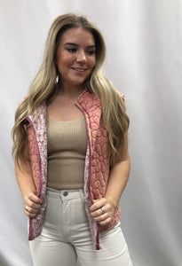 Quilted Flower Vest