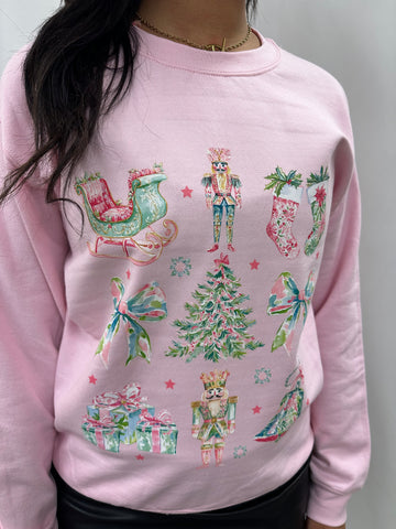 Palm Beach Christmas Crewneck