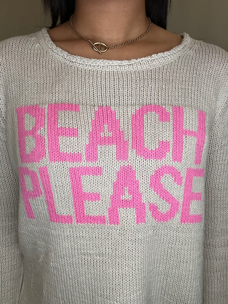 Beach Please Sweater Top