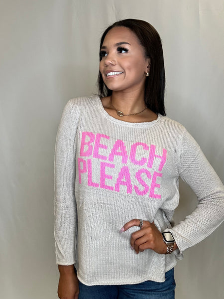 Beach Please Sweater Top