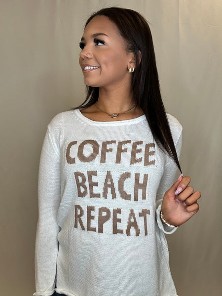 Coffee Beach Repeat Sweater