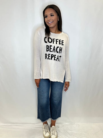 Coffee Beach Repeat Sweater