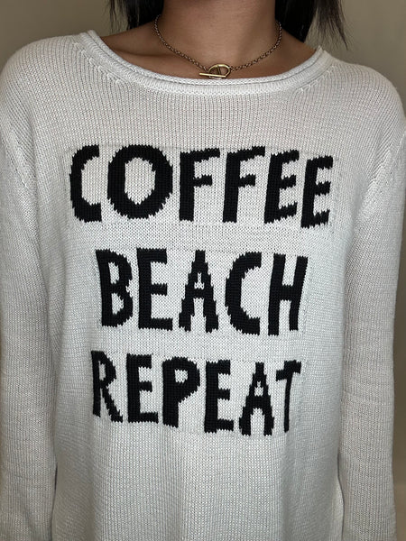 Coffee Beach Repeat Sweater