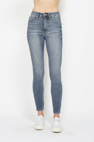 Judy Blue Tummy Control Contrast Wash Skinny Jean