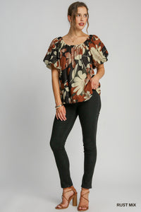 Abstract Blooms Top