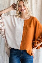 Latte Ruffles Top