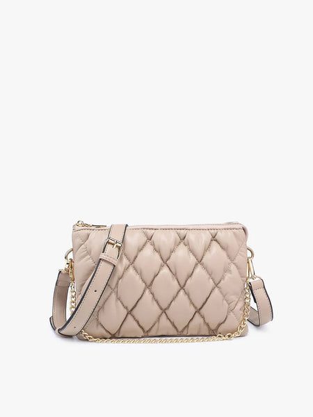 Jen&Co Izzy Vegan Puffer Crossbody