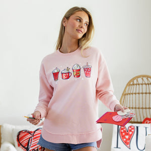 Valentines Coffee Sweatshirt by Royce