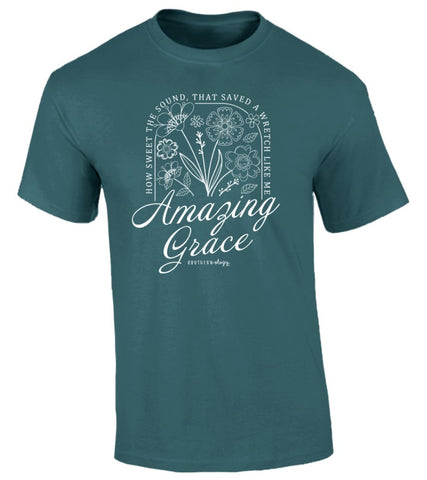 Southernology Floral Amazing Grace Tee