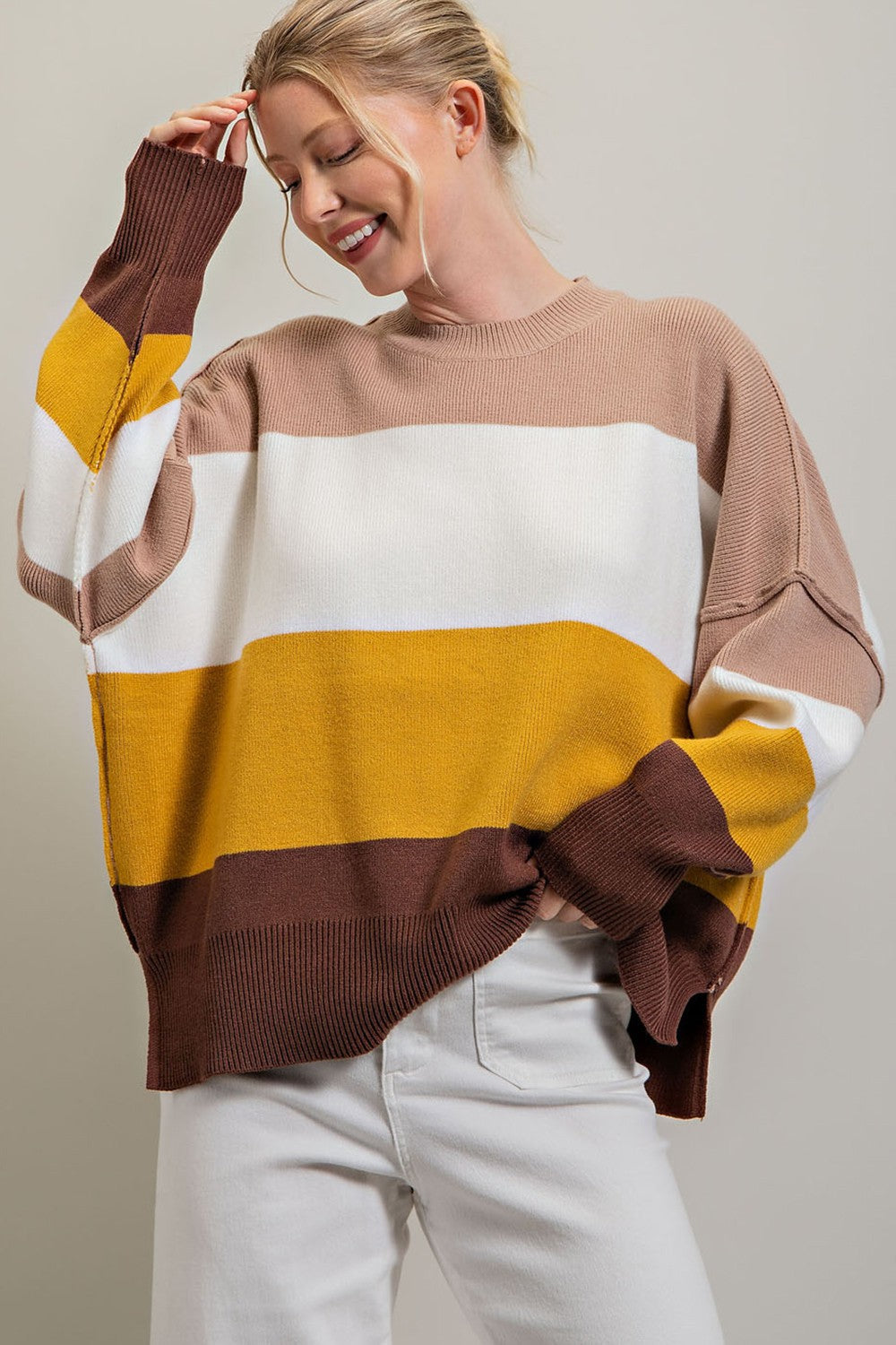 Wide Stripe Sweater