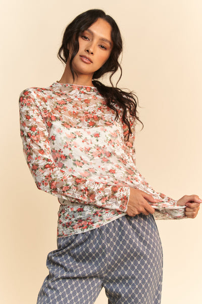 Blooms Lace Top