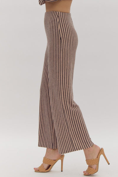 Mocha Stripe Pant