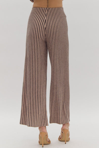 Mocha Stripe Pant