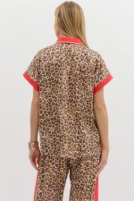 Running Fast Leopard Print Top