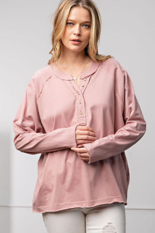 Henley Twist Top