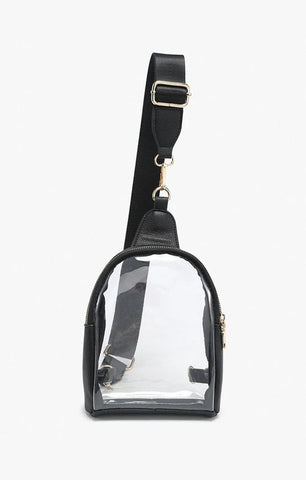 Jen & Co Ellen Clear Sling Bag